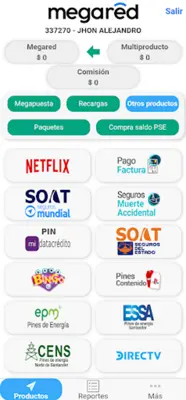 Recarga Megared android App screenshot 0